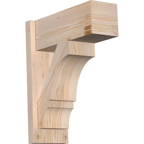 Ekena Millwork Balboa Block Smooth Outlooker, Douglas Fir, 7 1/2"W x 18"D x 22"H OUT08X18X22BOA05SDF - main